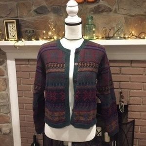 Authentic Vintage Knit Granny Cardigan